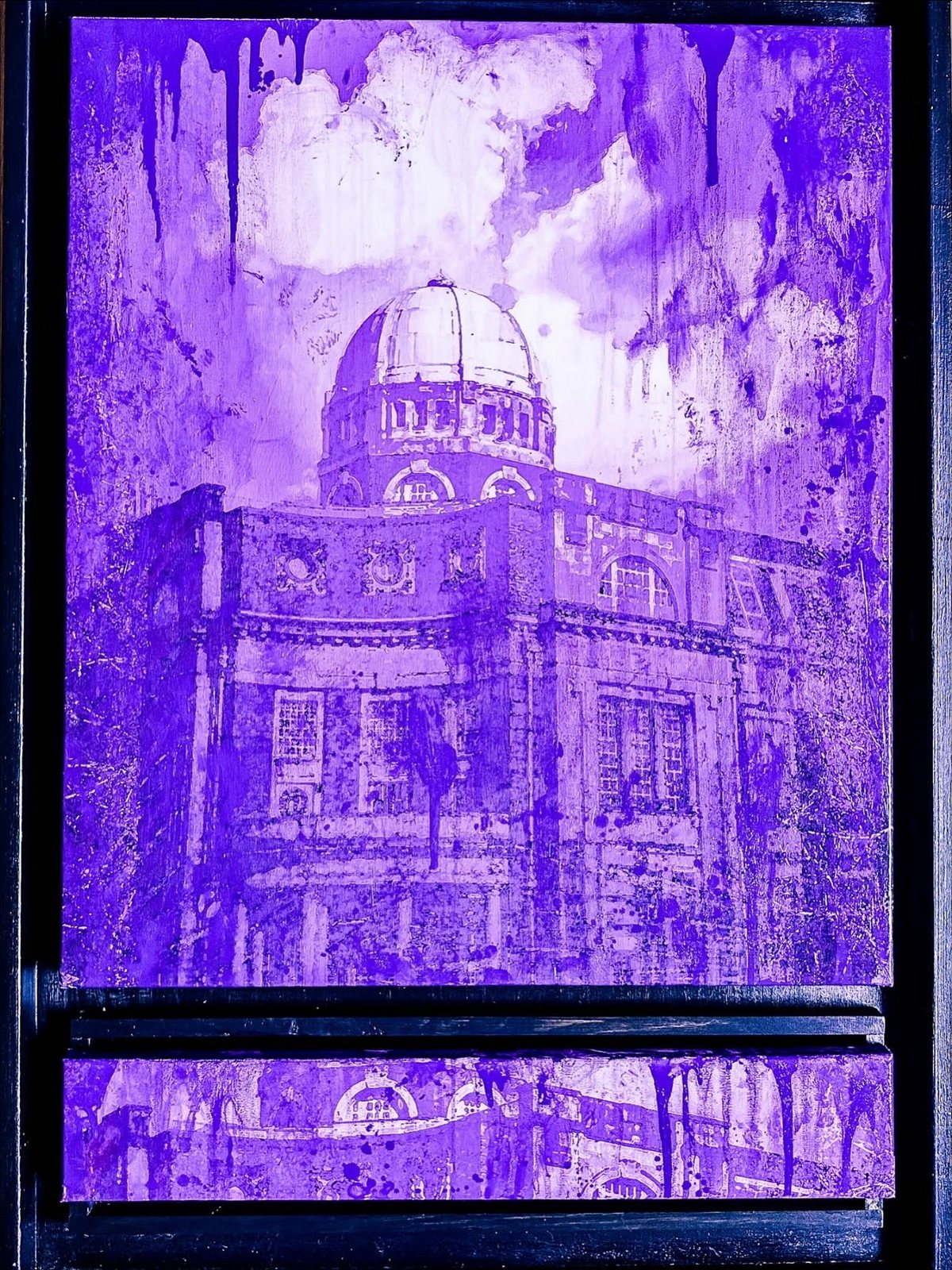 Domed building in purple